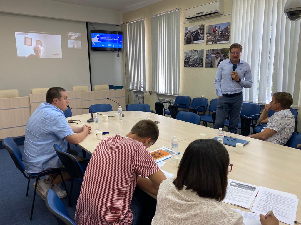 Голова Литовської спілки журналістів Дайніус Редзявічус