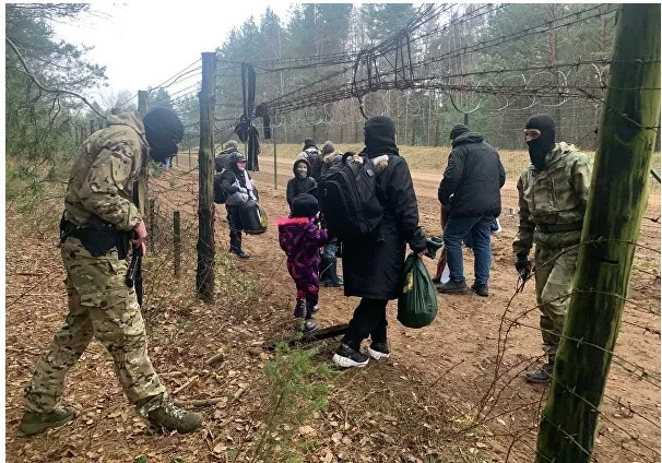 Нарушители границы Польши со стороны Беларуси